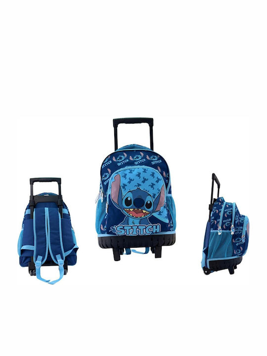 Disney Stitch School Trolley Bag Blue 33 x 22 x 44cm