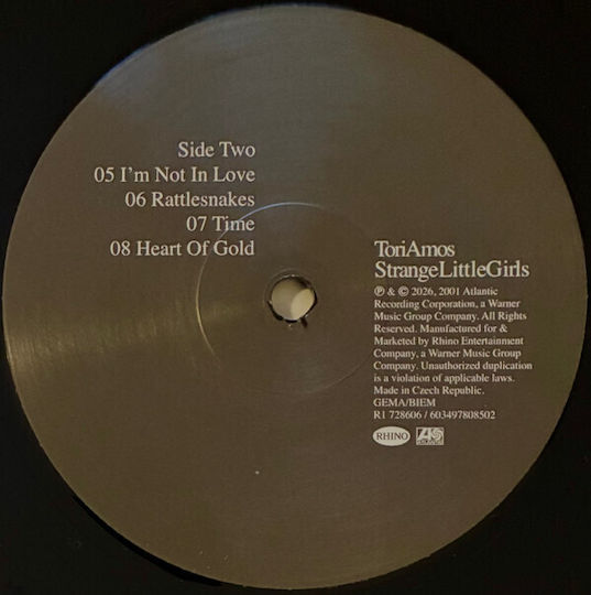 Tori Amos Strange Little Girls Vinyl