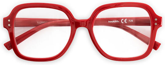 Looplabb Ochelari De Citit Pentru Femei +1.50 În Culoare Roșie