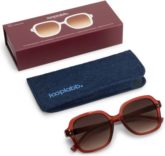 Looplabb Ochelari De Citit Pentru Femei +2.50 În Culoare Burgundy