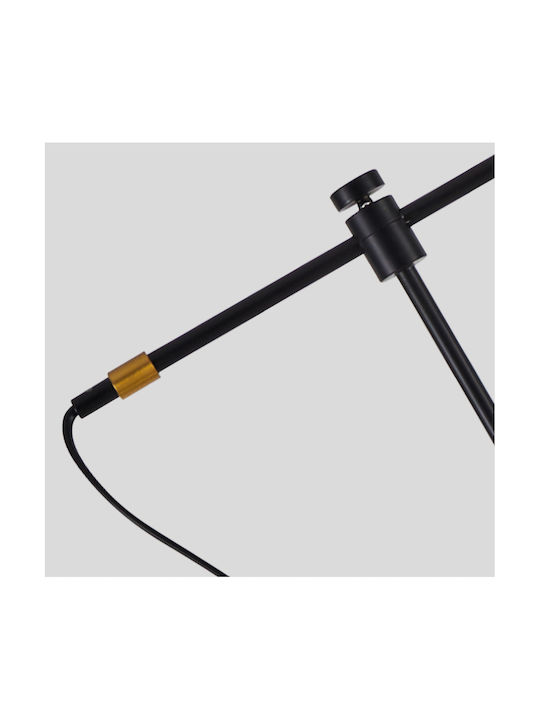 Home Lighting Adept Stehleuchte H165xB46cm. mit Fassung für Lampe E27 Gold