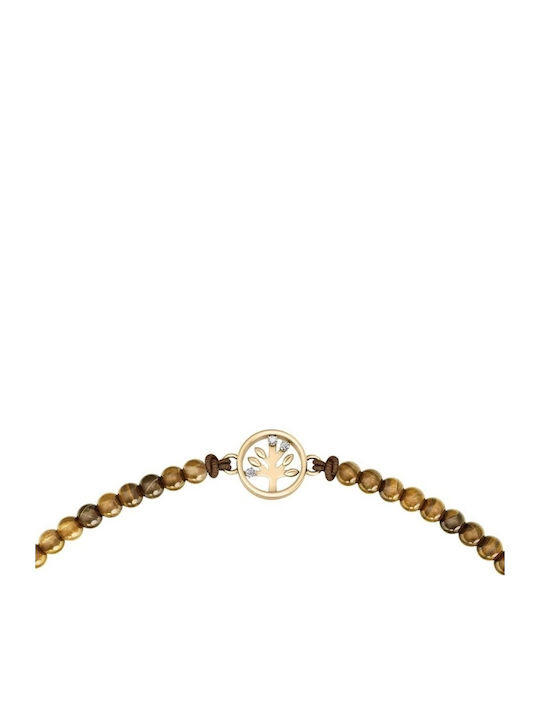 Fossil Brățară Pentru Femei Din Oțel Plăcat Cu Aur Cu Zircon 23cm Fossil Brățară Pentru Femei Din Oțel Plăcat Cu Aur Cu Zircon 23cm