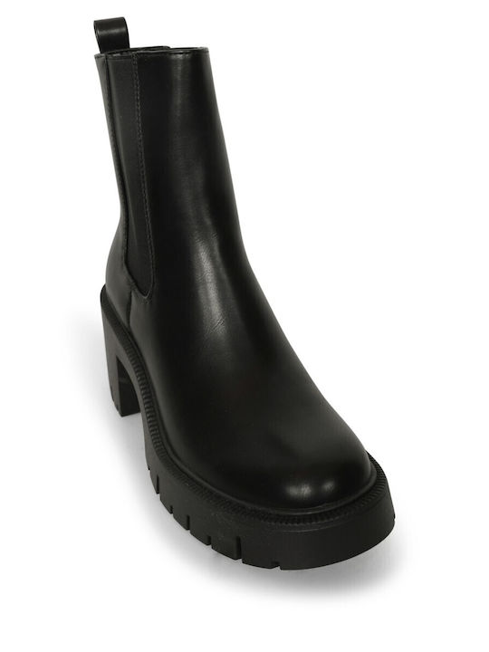 Damen Chelsea-Stiefel Schwarz