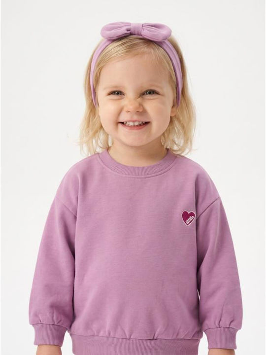 Kids Sweatpants Set Lilac