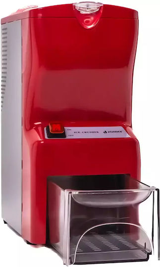 Johny Electric Ice Crusher 80rpm 120W 19x30x40cm Red