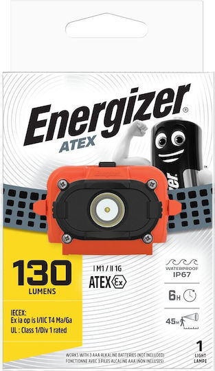 Energizer Φακός LED IP64 με Μέγιστη Φωτεινότητα 130lm