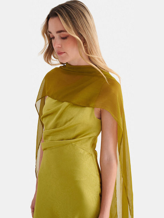 Rochie De Vară Maxi Pentru Nuntă Botez Verde