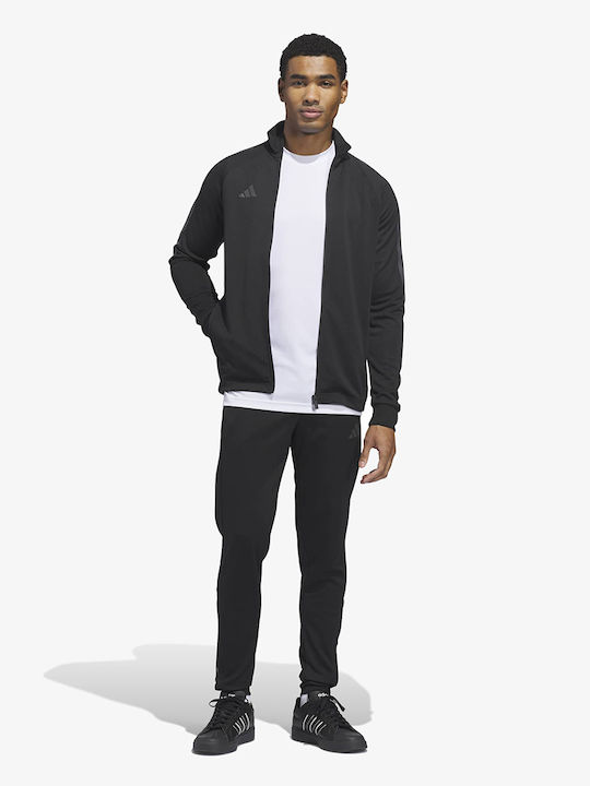 3 Stripes Ανδρική Αθλητική Ζακέτα Μαύρη
