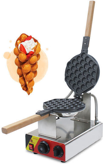 Neumarker Bubble Waffle Επαγγελματική Βαφλιέρα Μονή Περιστρεφόμενη για Βάφλες σε Σχήμα Bubble 75-00123