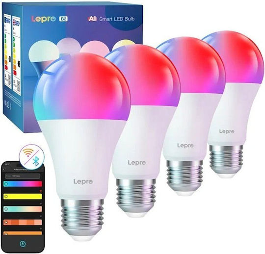 Lepro Smart Λάμπες LED για Ντουί E27 1100lm 4τμχ