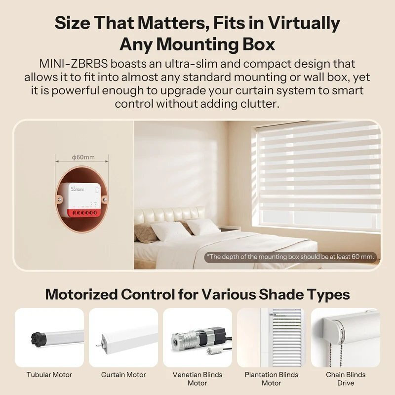 Sonoff Mini-zbrbs Smart Switch ZigBee (με Ουδέτερο)