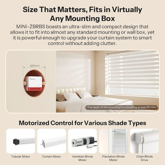 Sonoff Mini-Zbrbs Intelligenter Schalter ZigBee Mit Neutral