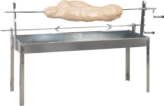 Gekas Metal Holzkohlegrill für Lamm 140cmx50cm