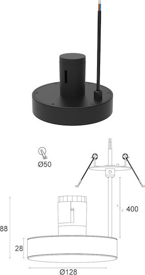 Viokef Τροφοδοτικό LED Ισχύος 100W με Τάση Εξόδου 48V