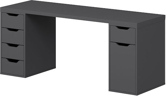 Конферентна Маса Alen Дървена Антрацит 180x60x75см