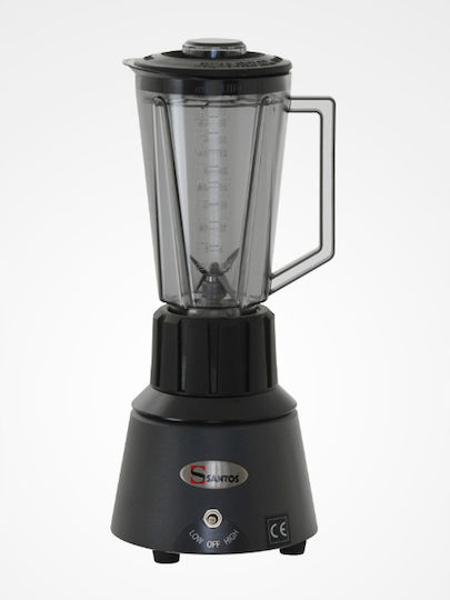 Santos Nr 33 Blender Comercial 0.6kW Gri cu Memorie Internă Cana 1.25lt 18x18x42cm