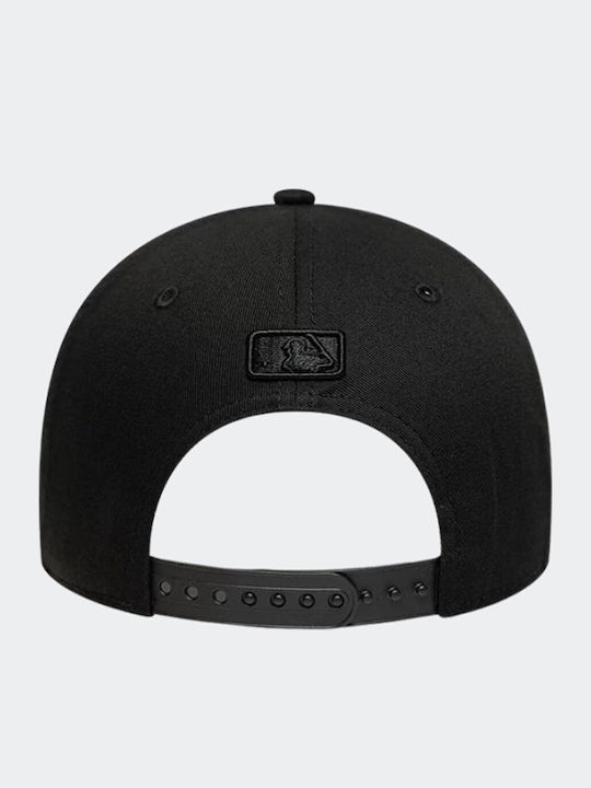 New York Yankees Mlb Pattern Pu Черна 9forty Регулируема Шапка Дамска Черна
