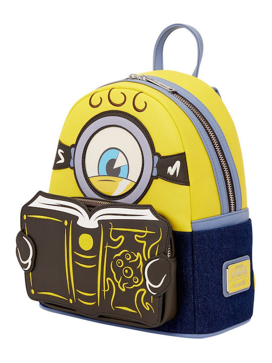 Loungefly Παιδική Τσάντα Πλάτης Κίτρινη 27x23x11εκ. Minions 3 Mini