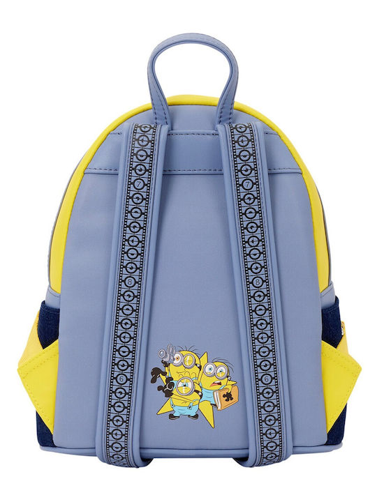Loungefly Детска Раница Жълта 27x23x11см Миньони 3 Мини