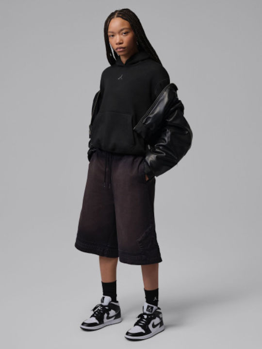 Brooklyn Women's Sweatshirt with Hood Black