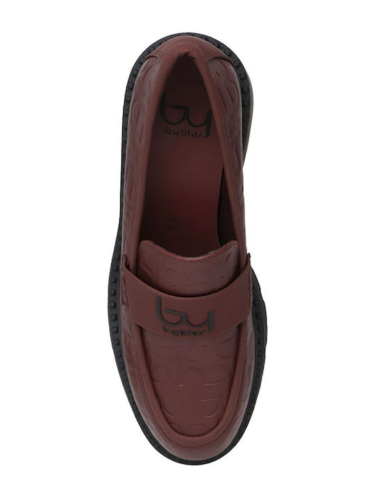 Pantofi cu toc cu toc mediu Bordeaux