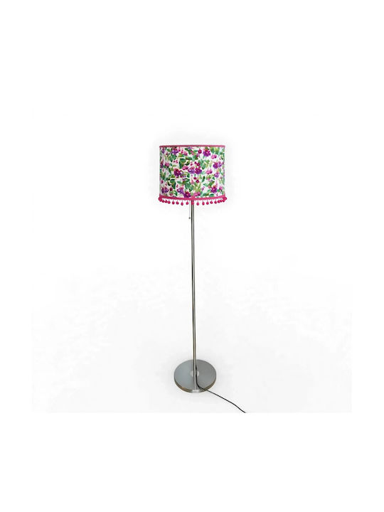 Lampshades Floor Lamp with E27 Lamp Bulb Base Purple