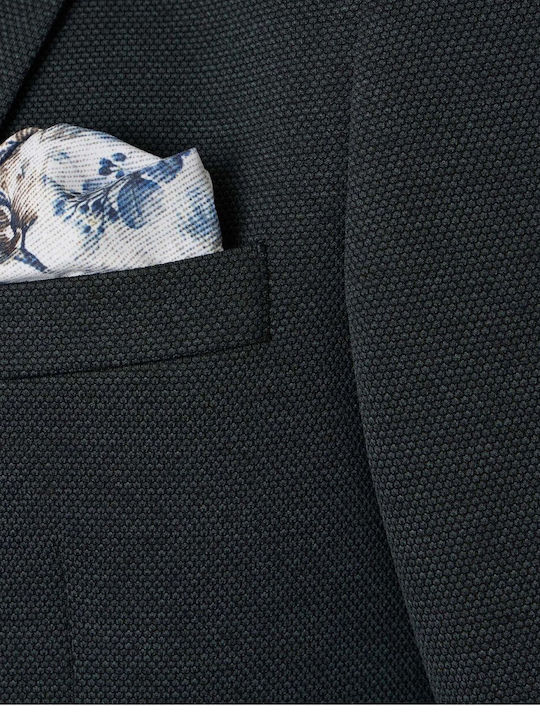 Men’s Suit Jacket with Regular Fit Dk Green