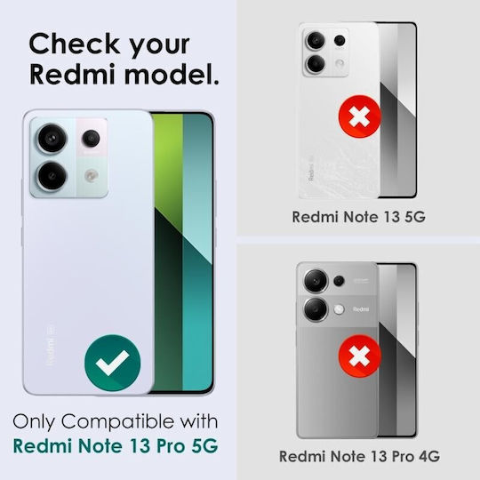 Northjo Camera Protection Tempered Glass Silver for Xiaomi Redmi Note 13 Pro 5g