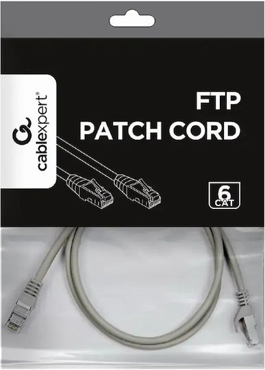 Cablexpert U/FTP (STP) Kat.6 Ethernet-Netzwerkkabel 1m Grau