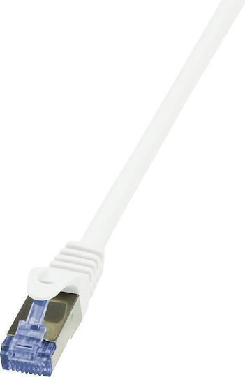 LogiLink S/FTP Cat.7 (10Gbps) Καλώδιο Δικτύου Ethernet 1m Λευκό