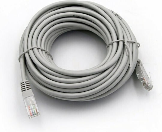 Adeleq U/UTP Kat.6 Ethernet Netzwerkkabel 10m Grau