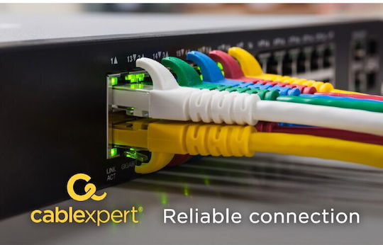 Gembird U/UTP Кат.6 (Gigabit) Мрежов Кабел Ethernet 1.5м Жълт