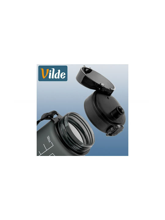 Vilde Wasserflasche 1000ml Schwarz