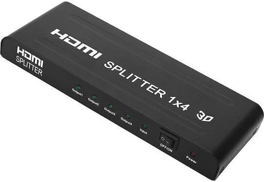 Andowl Q-HD1400 1x4 3D 4Kx2K HDMI Splitter Q-HD1400