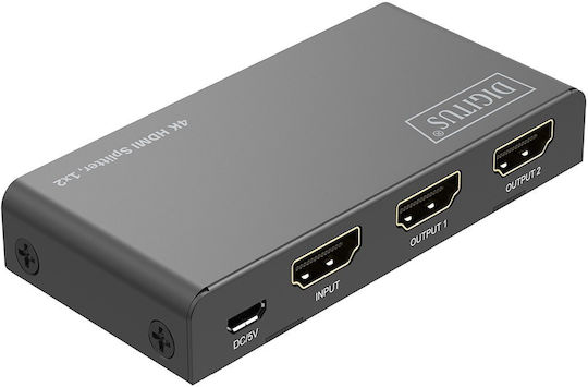 Digitus HDMI Splitter 1 Input to 2 Output Ds-55336