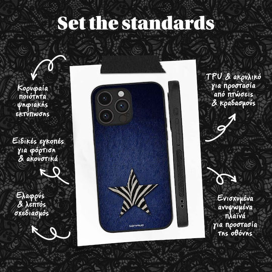 Sonique Diva Series Samsung Galaxy Z Fold 6 Denim Zebra Case