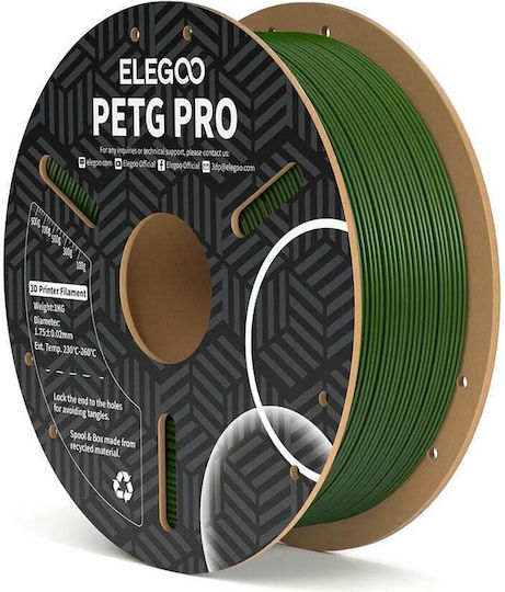 Elegoo PETG 3D Принтер Филамент 1.75мм Зелен 1кг