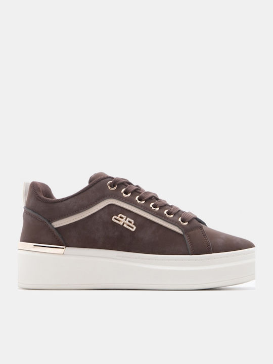 Women's Flatforms Sneakers Dark Brown
