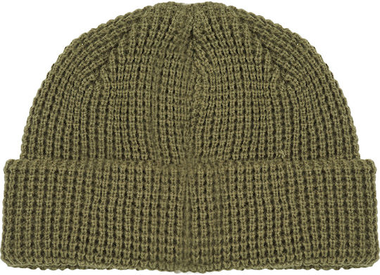 Damen Beanie Strickmütze in Khaki Farbe