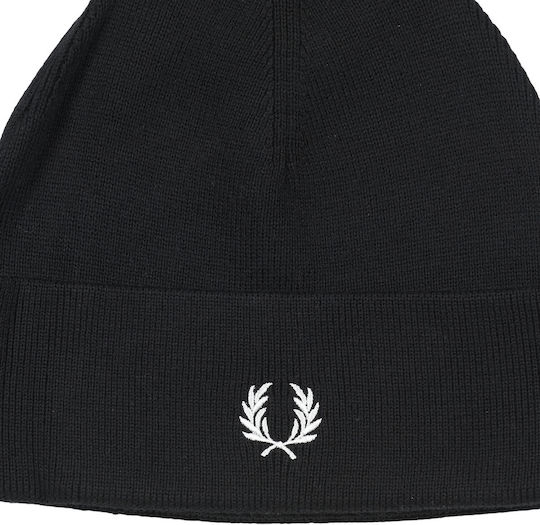 Beanie Căciulă Pentru Bărbați Tricotată în Culoare Neagră