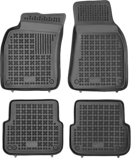 Audi A6 C6 Pre-facelift 2004-2008 Audi A6 C6 Allroad Quattro 2006-2011 Черни Гумени Килими за Кола Car Mats Rezaw Plast 4 Бр