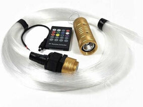 Kit Fibră Optică Pentru Tavan Led Rgb Cu Telecomandă Instalată 0,75 Mm 500 Fibre 3 Metri 12v Smartic Model Sma-000046