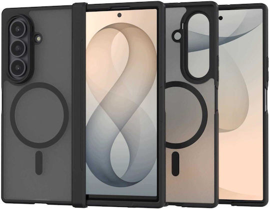 Θήκη Samsung Galaxy Z Fold8 Ultra Spacecase Hybrid Magsafe Σκληρή Ημιδιάφανη Magsafe Black 5905719143701