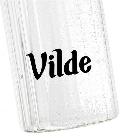 Vilde Μπουκάλι Νερού Γυάλινο με Βιδωτό Καπάκι Διάφανο 1000ml
