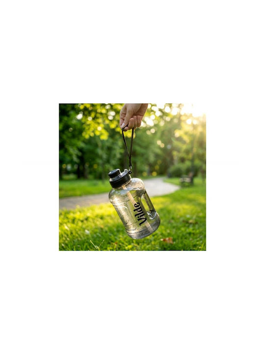 Vilde Παγούρι Πλαστικό 1600ml Μαύρο