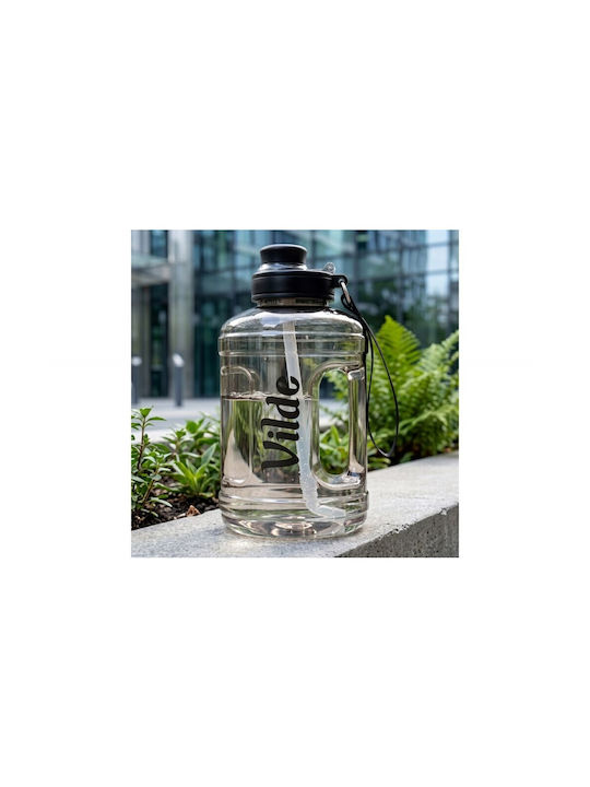 Vilde Παγούρι Πλαστικό 1600ml Μαύρο