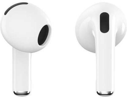 Căști Bluetooth Handsfree In-ear cu Husă de Încărcare Albe