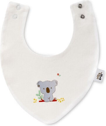 Interbaby Αδιάβροχη Μπαντάνα Υφασμάτινη με Κουμπί Green 2τμχ