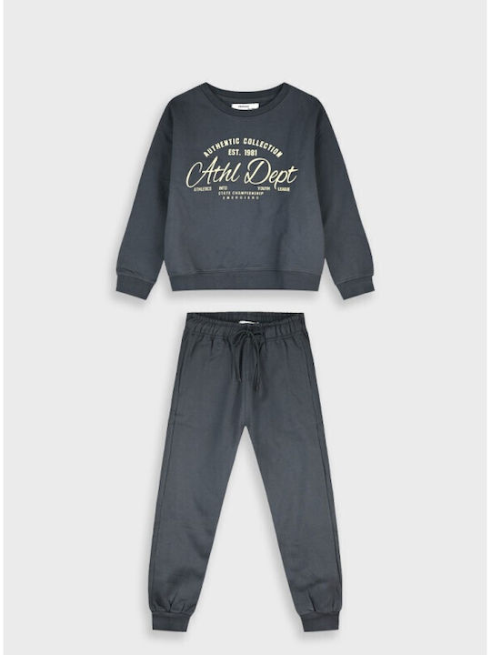 Kids Tracksuit Set With Top Cloud Grey 2 Pieces