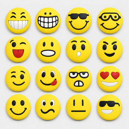 Wilson Emoji Dampeners WR8404901 Tennis-Schwingungsdämpfer 50Stück
